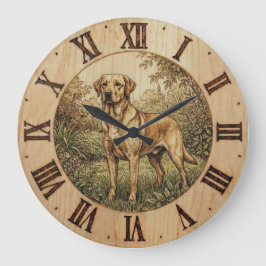  Labrador Retriever - Wall Clock  Große Wanduhr