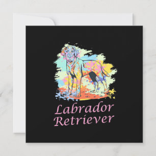 Labrador Retriever Watercolor Einladung