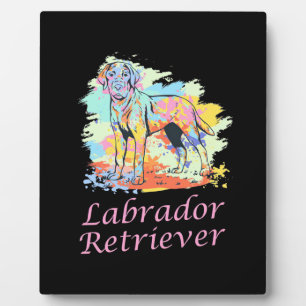Labrador Retriever Watercolor Fotoplatte