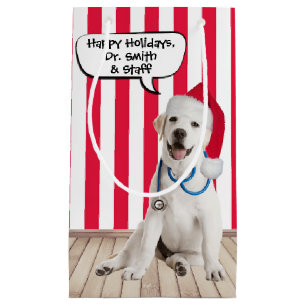 Labrador Retriever Weihnachten für Veterinär Kleine Geschenktüte