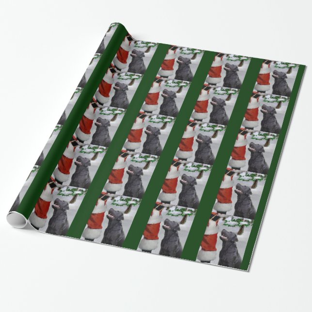 Labrador Retriever Weihnachten Geschenkpapier (Ungerollt)