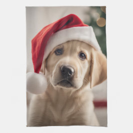 Labrador Retriever Weihnachten Geschirrtuch