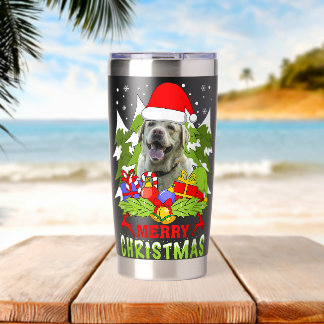 Labrador Retriever Weihnachten Hundeliebhaber Gesc Thermobecher
