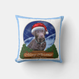 Labrador Retriever Weihnachten Kissen