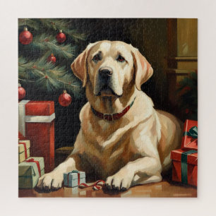 Labrador Retriever Weihnachten Puzzle