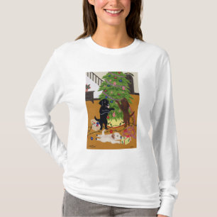 Labrador retriever-Weihnachtsbaum T-Shirt