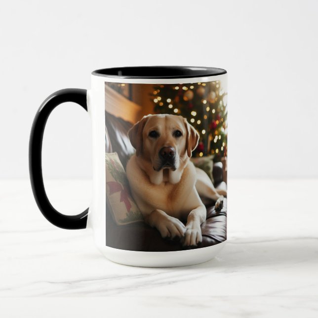 Labrador Retriever Weihnachtscoffee Tasse Cup (Links)
