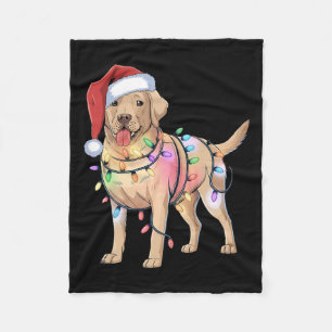 Labrador Retriever Weihnachtsfestling Lover 1 Fleecedecke