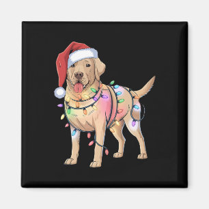 Labrador Retriever Weihnachtsfestling Lover 1 Magnet