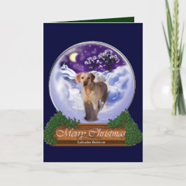 Labrador Retriever Weihnachtsgeschenke Feiertagskarte