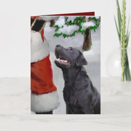 Labrador Retriever Weihnachtsgeschenke Feiertagskarte