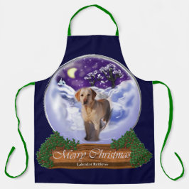 Labrador Retriever Weihnachtsgeschenke Schürze
