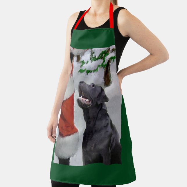 Labrador Retriever Weihnachtsgeschenke Schürze (InSitu)