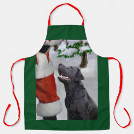 Labrador Retriever Weihnachtsgeschenke Schürze