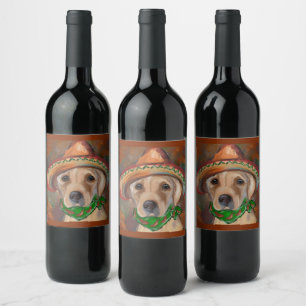 LABRADOR RETRIEVER WEINETIKETT