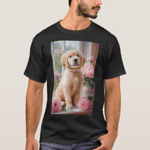 Labrador Retriever Welpe am Strand T-Shirt