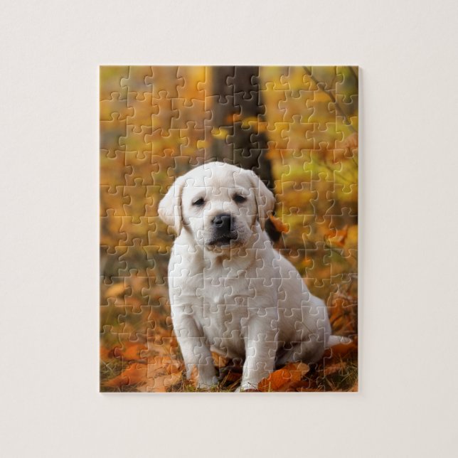 Labrador Retriever Welpe Puzzle (Vertikal)