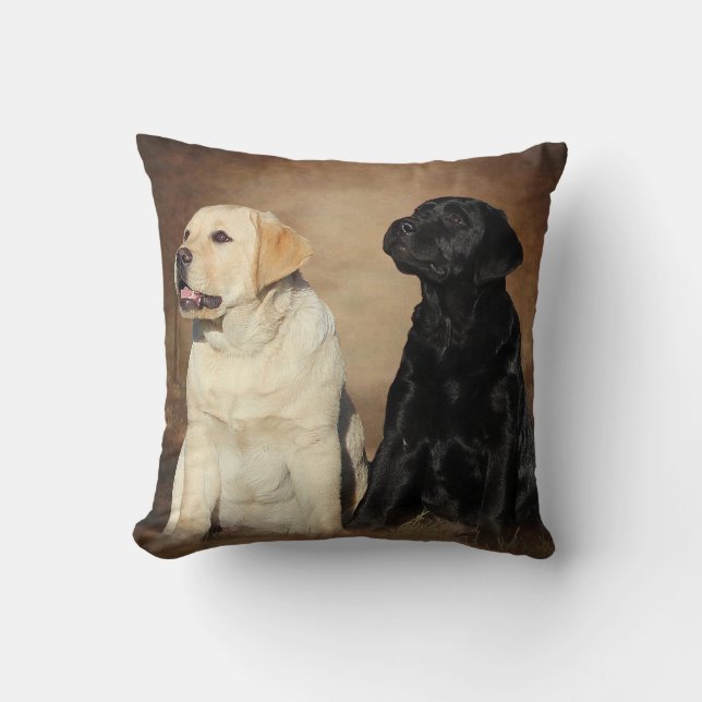 Labrador retriever-Welpen-Kissen Kissen (Vorderseite)