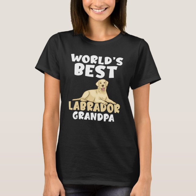 Labrador Retriever Weltleitungen bester Labrador G T-Shirt (Vorderseite)