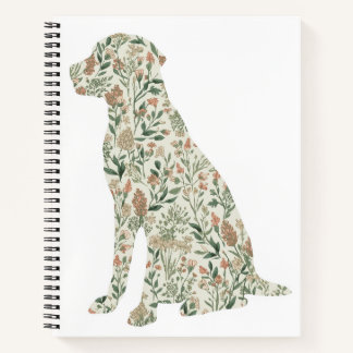 Labrador Retriever Wildflower Dog Mom Cottagecore  Notizbuch