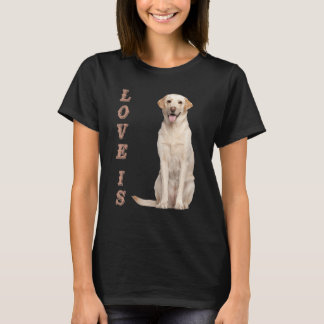 Labrador Retriever women Men Kids White Labrador D T-Shirt
