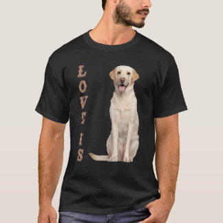 Labrador Retriever women Men Kids White Labrador D T-Shirt