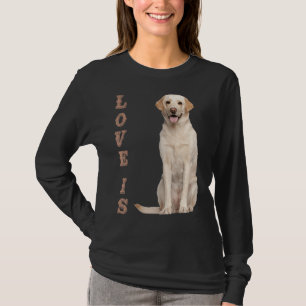 Labrador Retriever women Men Kids White Labrador D T-Shirt