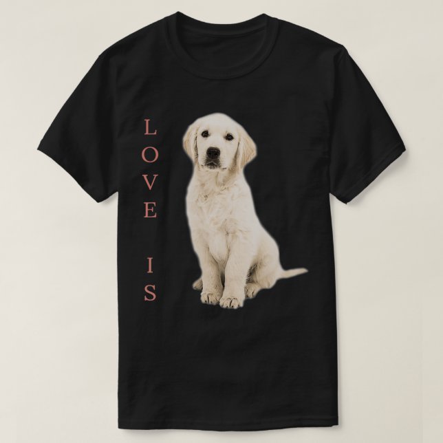 Labrador Retriever Women Men White Labrador T-Shirt (Design vorne)