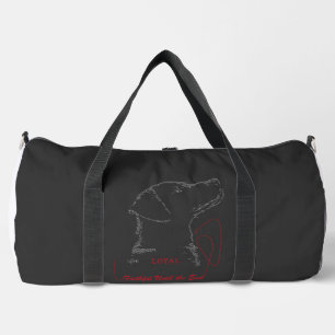 Labrador Retriever Wortkunst Duffle Bag