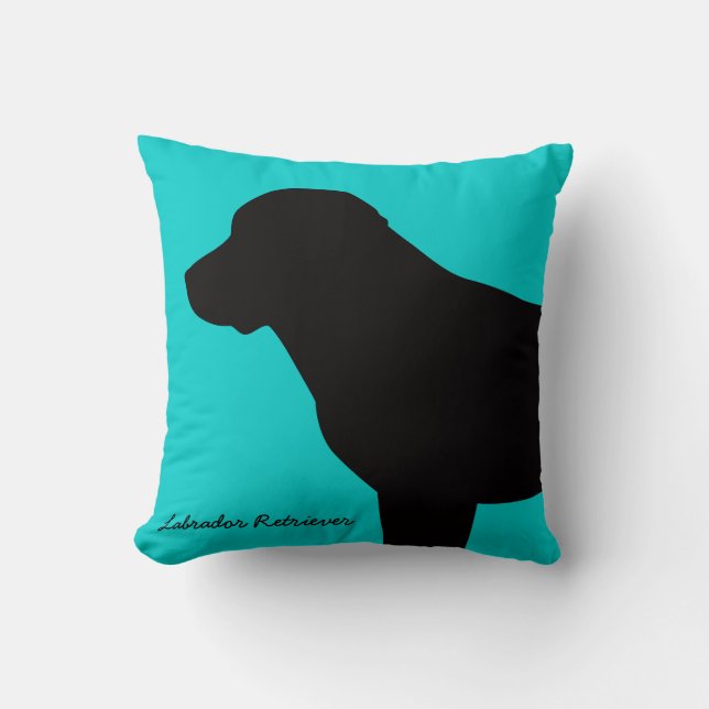 Labrador retriever-Wurfs-Kissen Kissen (Vorderseite)