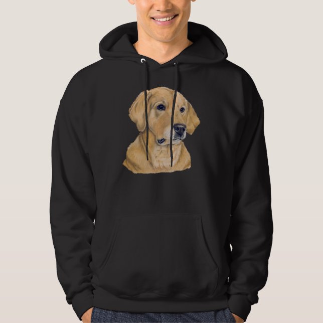 Labrador Retriever Yellow P Hoodie (Vorderseite)