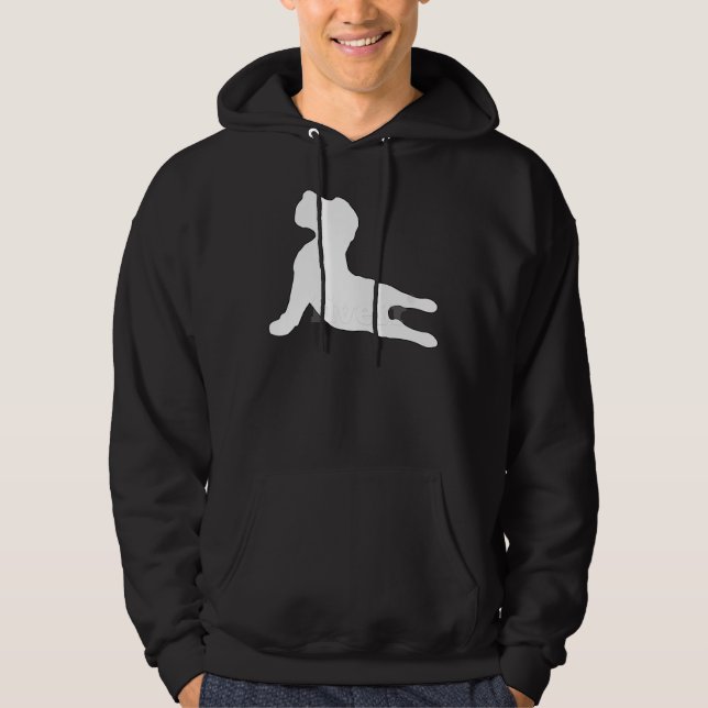 Labrador Retriever Yoga Hoodie (Vorderseite)