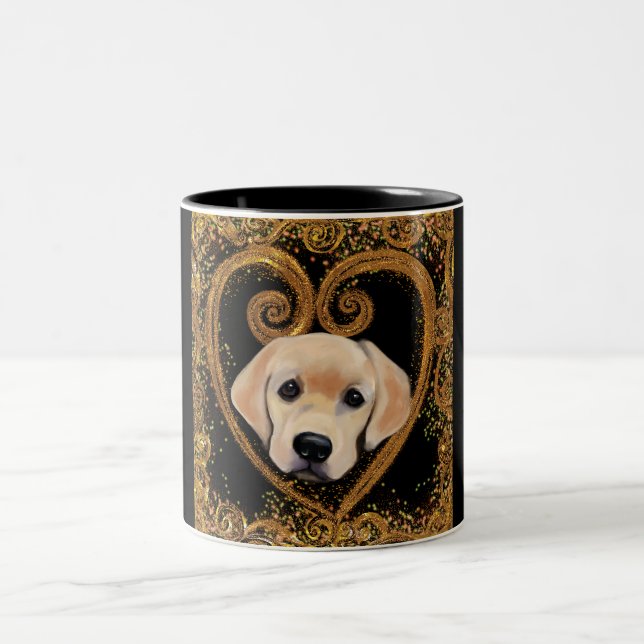 Labrador Retriever Zweifarbige Tasse (Mittel)