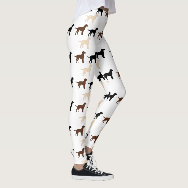 Labrador-RetrieverfarbSilhouetten Leggings (Rechts)