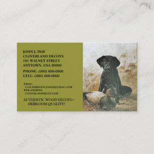 LABRADOR RETRIEVERhund- U. -LOCKVOGEL ~BUSINESS Visitenkarte