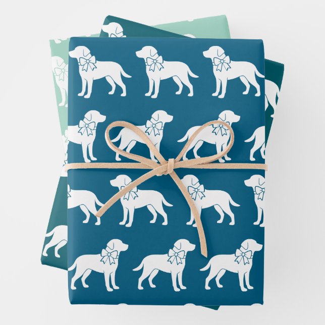 Labrador Retrievers Dog Geschenkmuster Geschenkpapier Set (Beispiel)