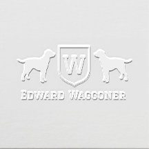 Labrador Retrievers Initial Monogram in Wappen Nam