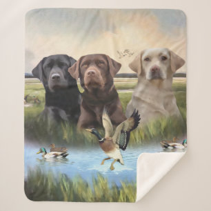 Labrador Retrievers (Jagdhunde) Sherpadecke