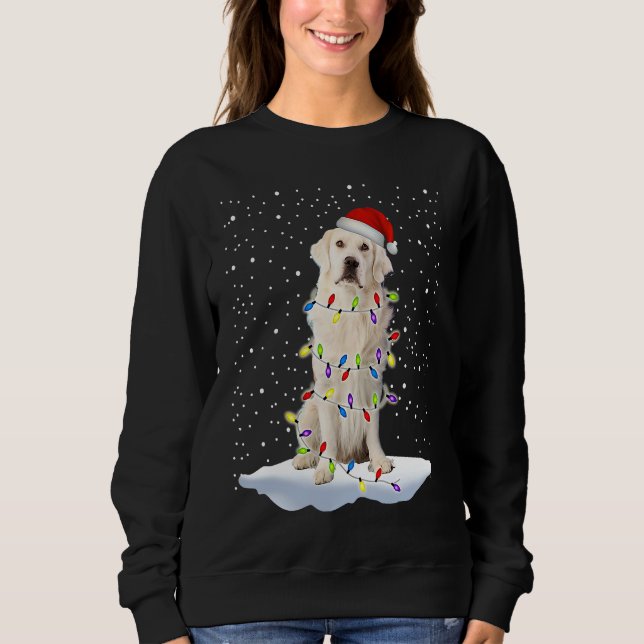 Labrador Retrievers Santa Hat Christmas Tree Chris Sweatshirt (Vorderseite)