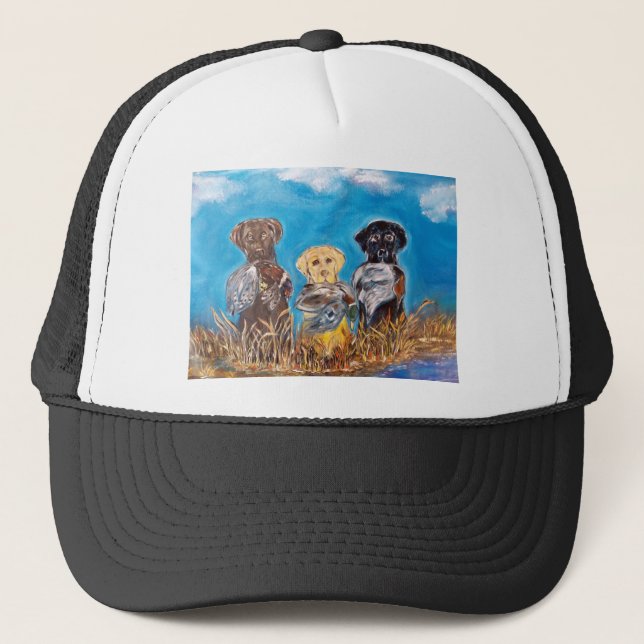 LABRADOR RETRIEVERS TRUCKERKAPPE (Vorderseite)
