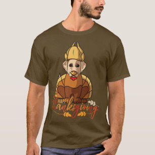 Labrador Retriver Dog grüßt Thanksgiving Tu T-Shirt