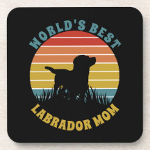 Labrador Retro Sunset Personalisiert