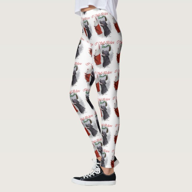Labrador Rretriever Glaube Weihnachten Leggings (Links)