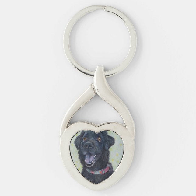 Labrador Schlüsselanhänger (Vorderseite)