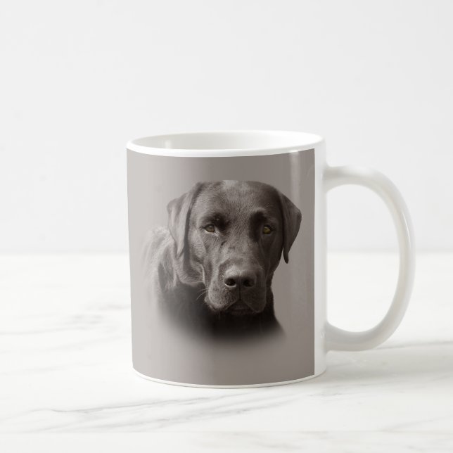 Labrador-Schokoladen-Tasse Kaffeetasse (Rechts)