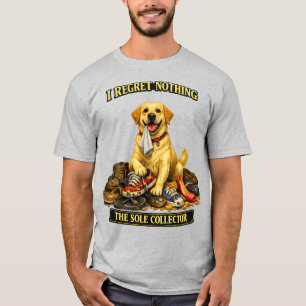 Labrador Schuhdieb   Lustige Sohlen-Sammler-Hunde- T-Shirt