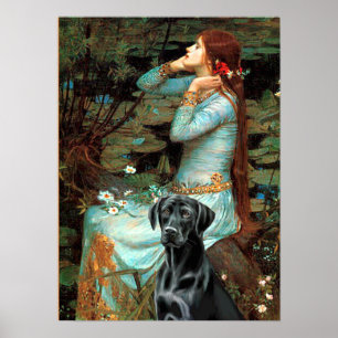Labrador (schwarz 1) - Ophelia Poster