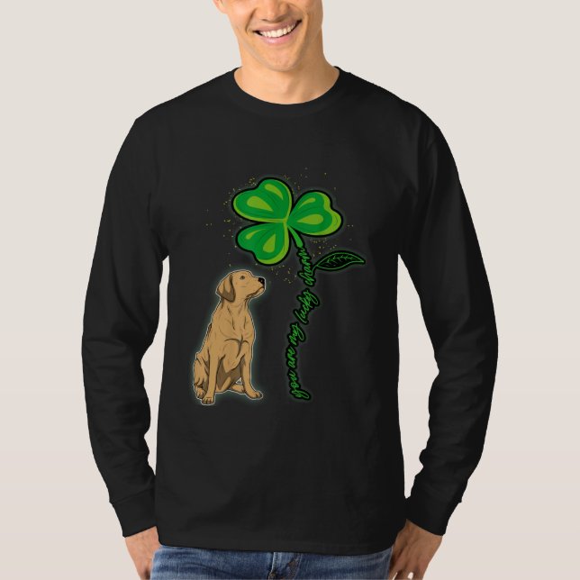 Labrador Shamrock St Patricks Day You Are My Lucky T-Shirt (Vorderseite)