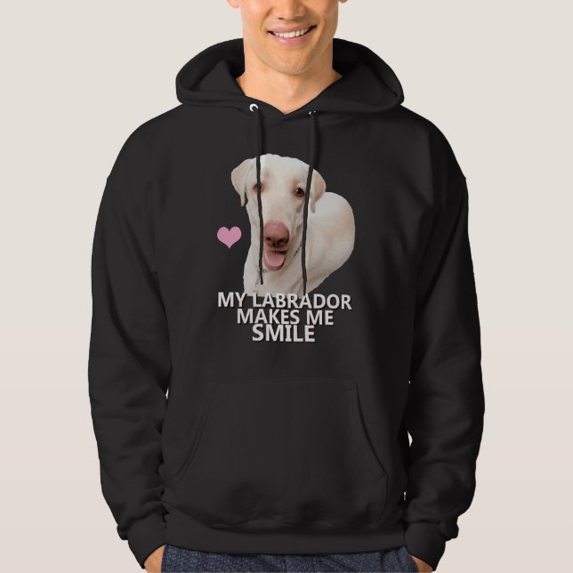 Labrador Smile Hoodie (Vorderseite)