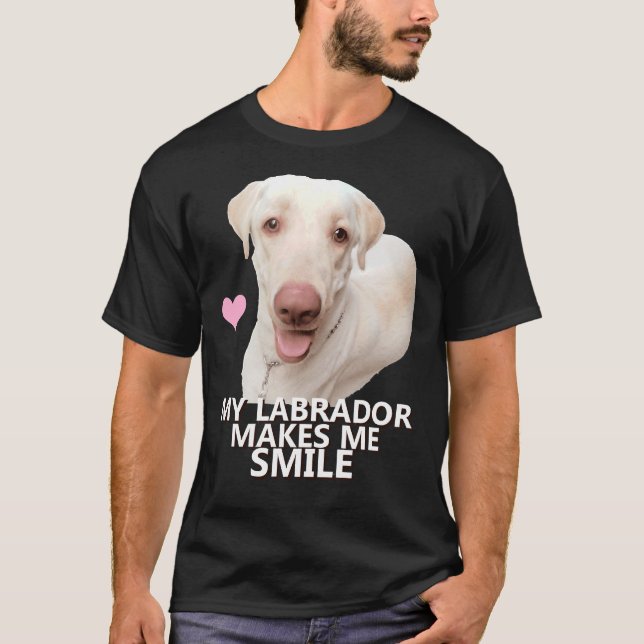 Labrador Smile T-Shirt (Vorderseite)